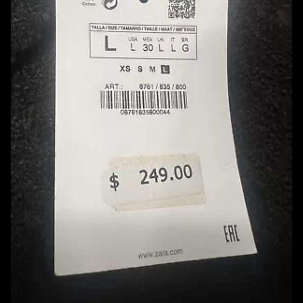 Zara Women’s Size Large Jacket New - Picture 7 of 7